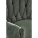 Стул HALMAR K516 оливковый/черный